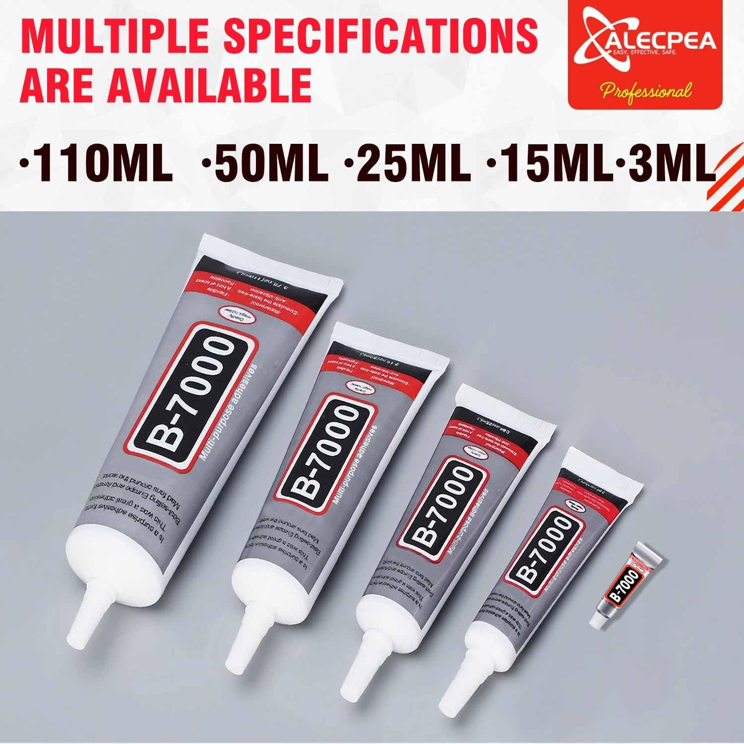 B-7000 Craft Glue for Jewelry Making – 15ml/0.5oz 2 Pack – Multi-Function B-7…
