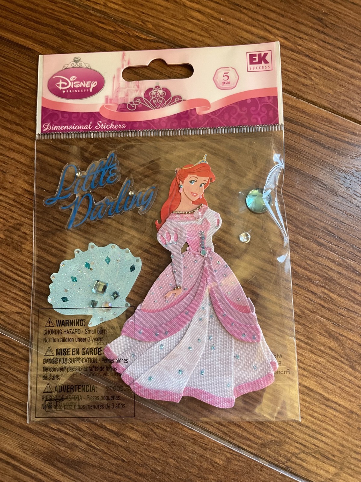 Disney princess dimensional stickers by EK Success–YOU PICK
