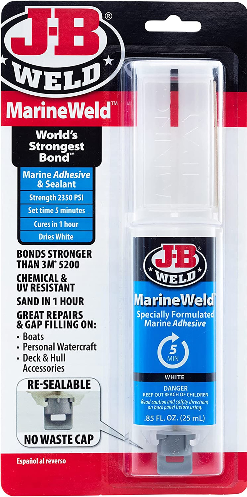 STRONGEST METAL STEEL ALUMINUM BOND PERMANENT FIX GLUE EPOXY COLD WELD SYSTEM