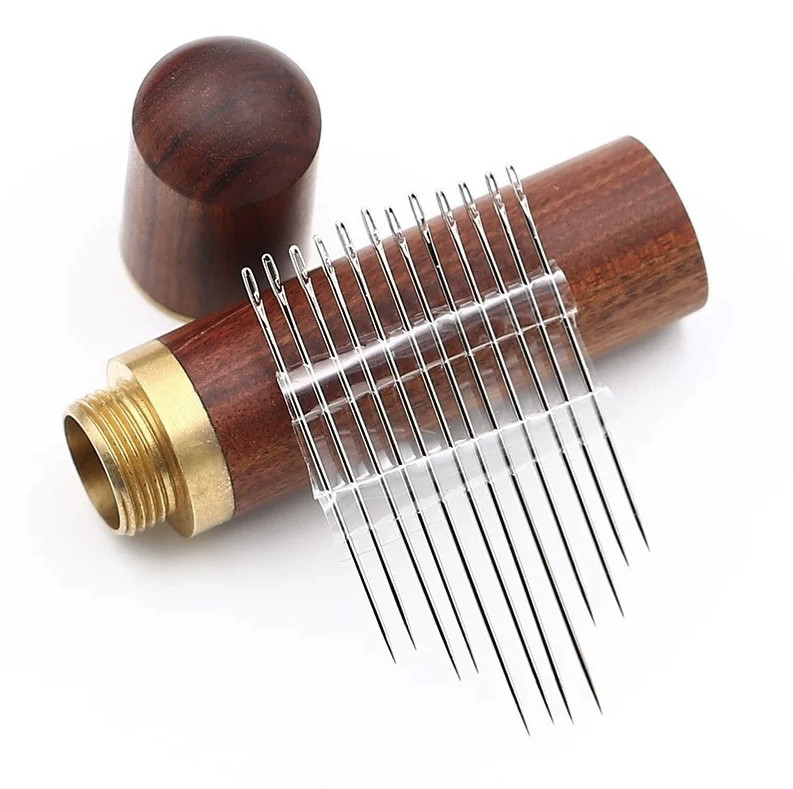 30pcs Self-Threading Sewing Needles: Easy Thread Stainless Steel Hand Needles