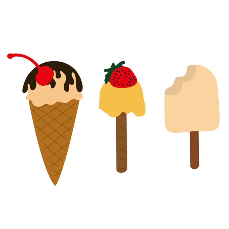 Carbon Steel Cutting Dies Ice Cream Metal Die Cuts Stencils Template Mold