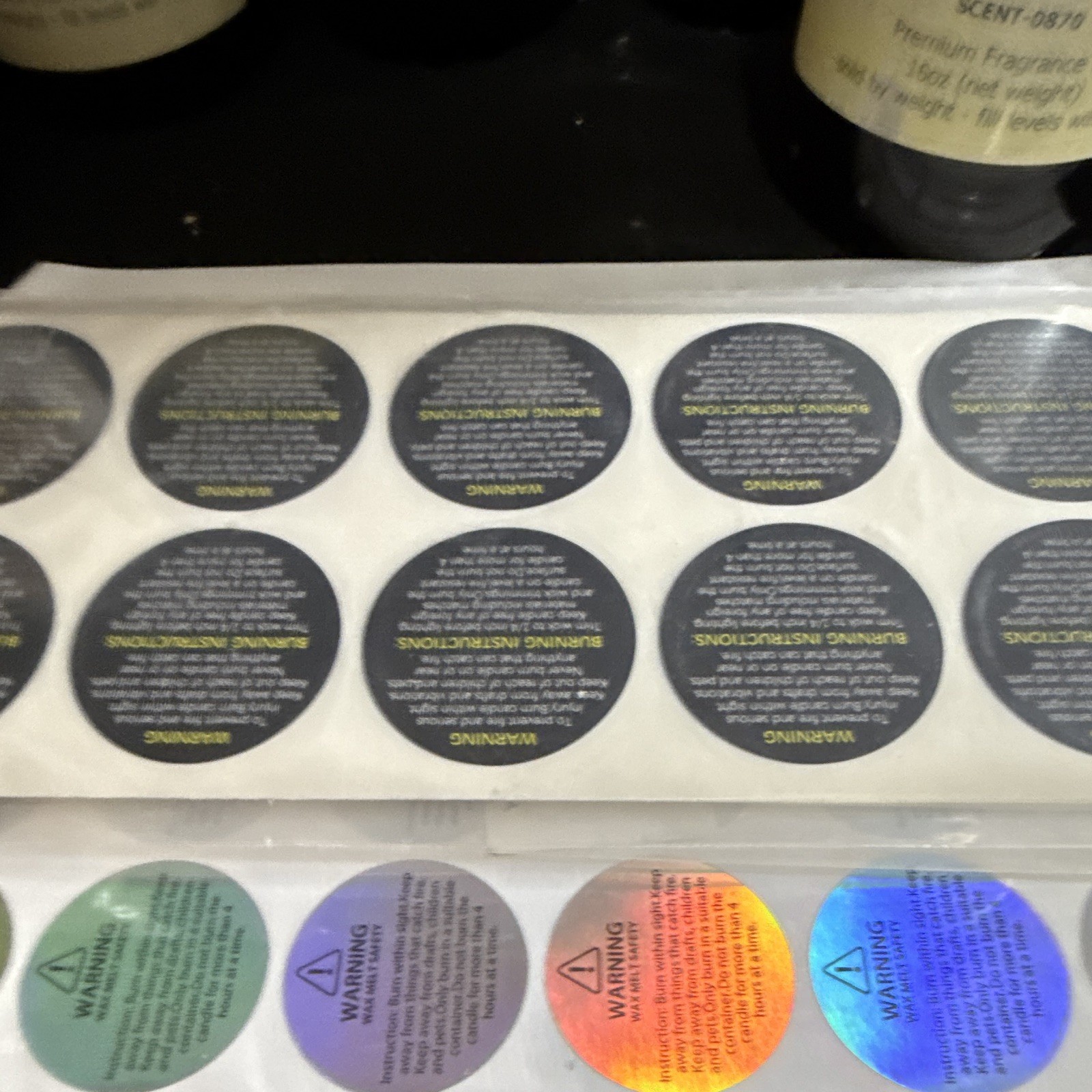 Candle soap wax melt making supplies mult fragrance oils mica powder dye wicks