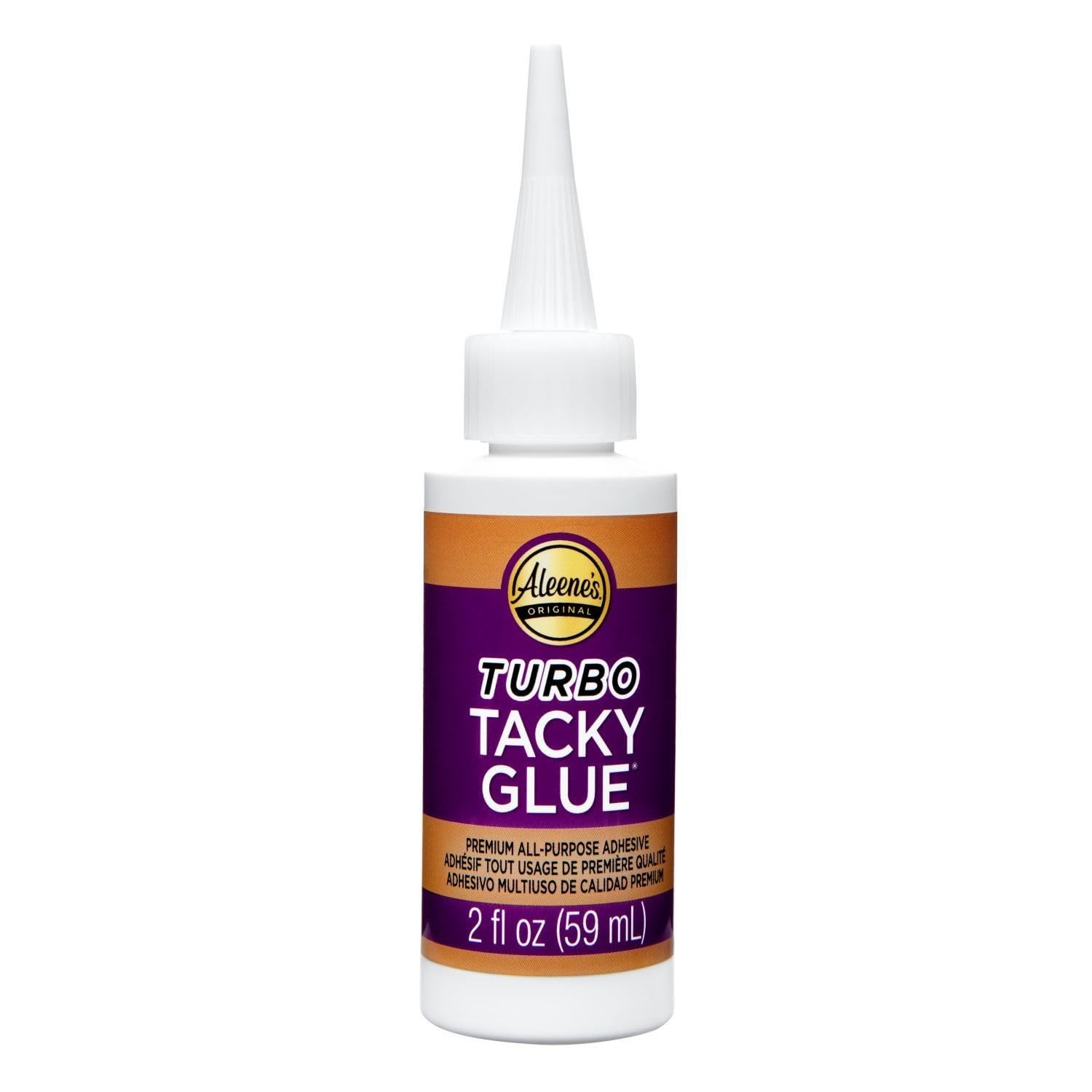 Aleene’s Turbo Tacky Glue for Crafts, Needlenose Tip One Size, Clear