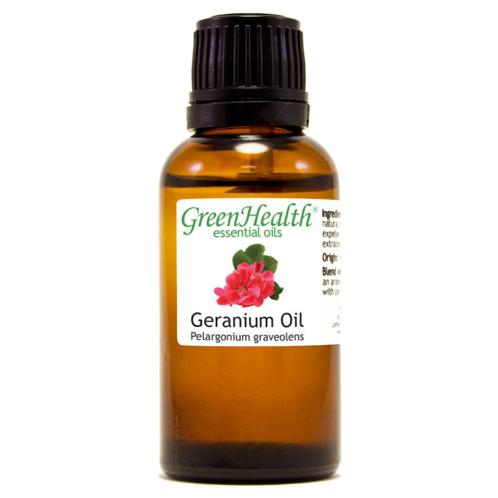 1 fl oz Geranium Essential Oil (100% Pure & Natural) – GreenHealth