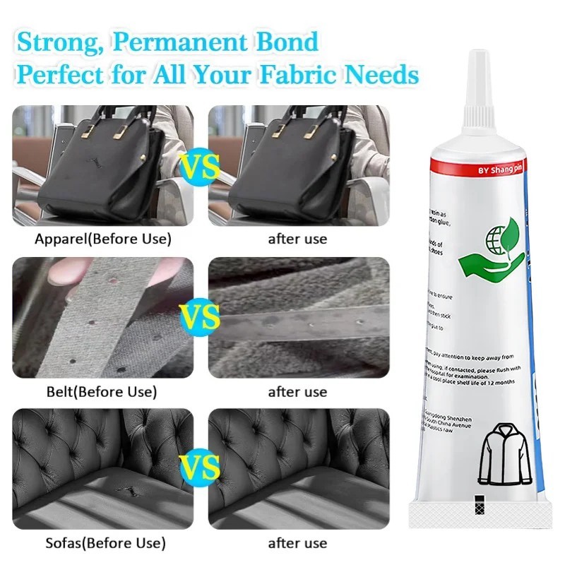 15/60ml Fabric Glue Quick Dry Waterproof Adhesive for Clothing Textile Repair