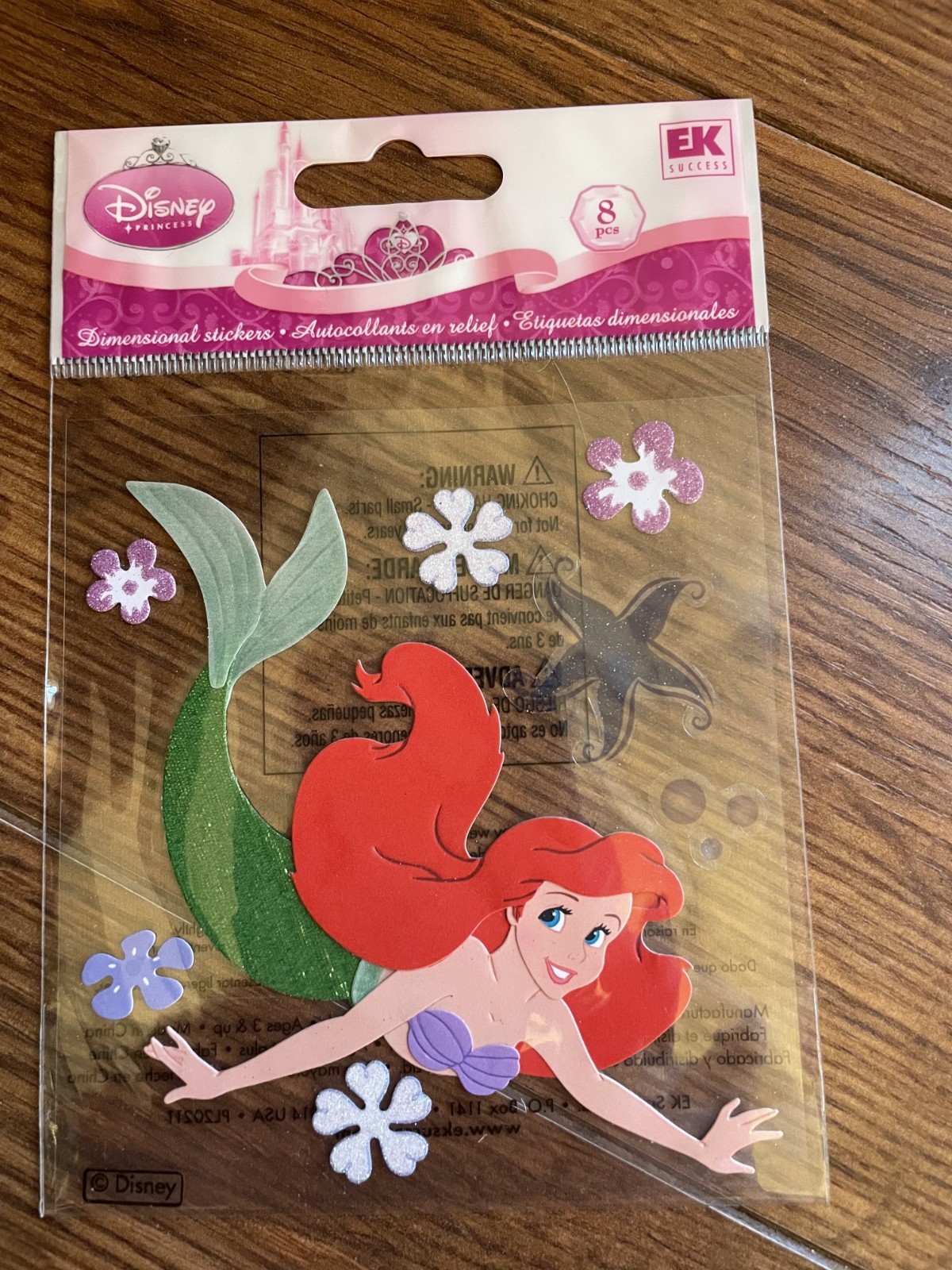 Disney princess dimensional stickers by EK Success–YOU PICK