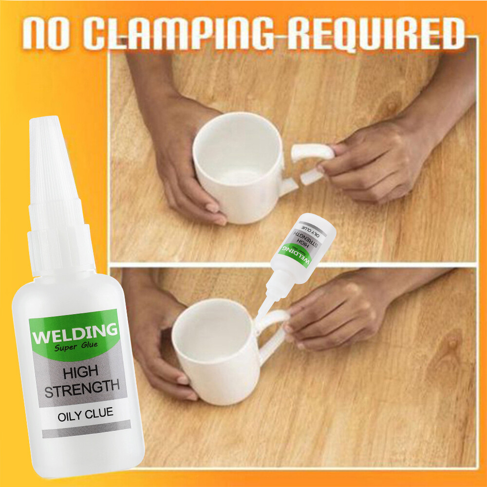 2 Pack Multifunctional Welding High-Strength Oily Glue Universal Super Glue 50g