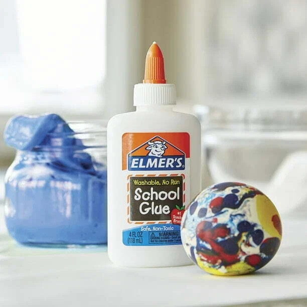 Elmer’s Liquid School Glue, Washable, 4oz. 1 Count 2,3,4,5,6,8,10,12 PACK Choose