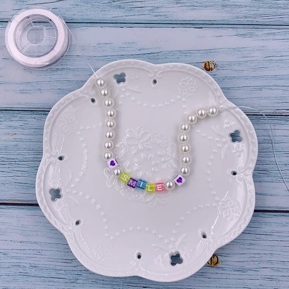 1000 Pcs Letter Beads Acrylic Cube Beads Alphabet Beads Number Beads Large Hole