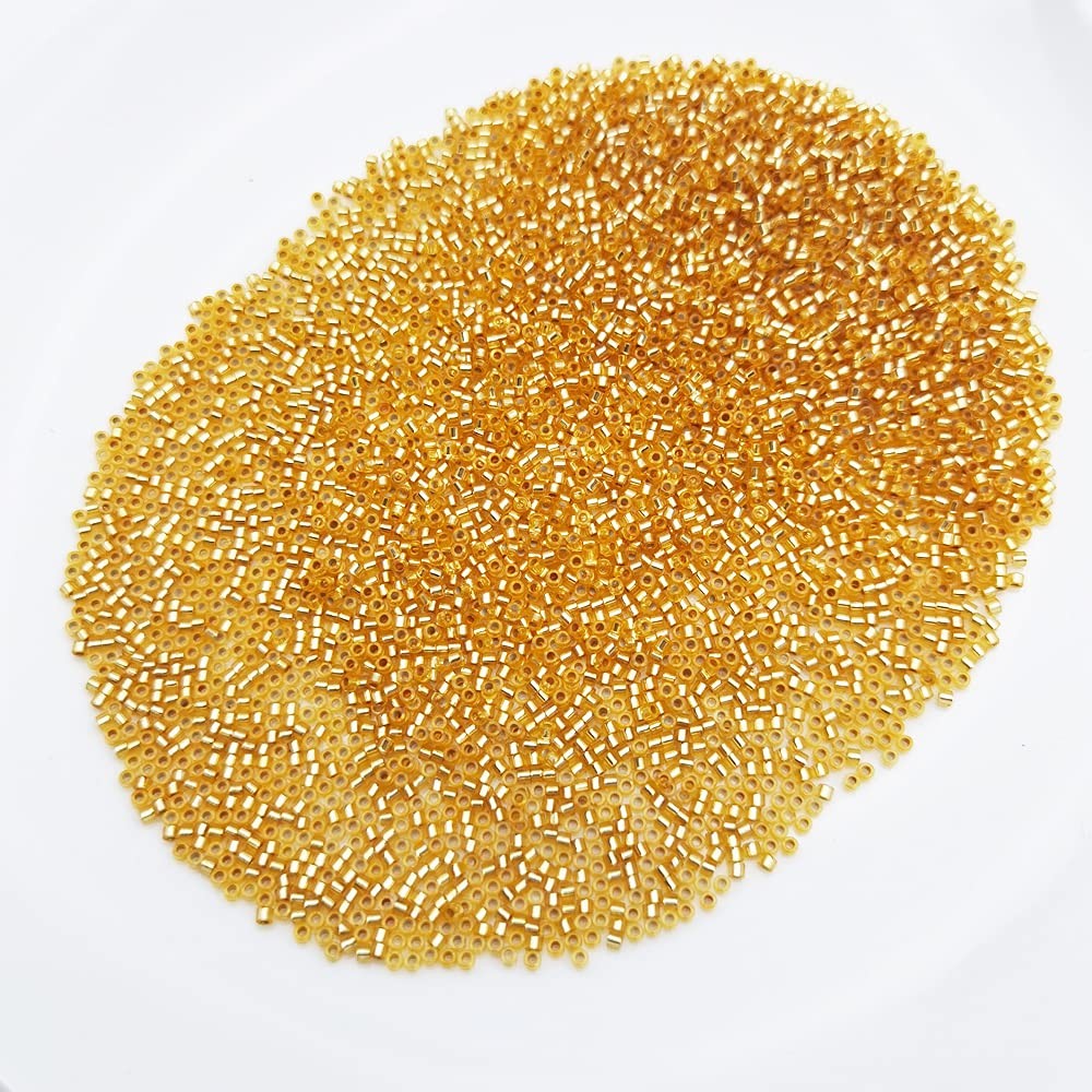 Uniform 80 Gram 12/0 (2mm) Cylinder Glass Seed Beads for Craft Jewelry Making…