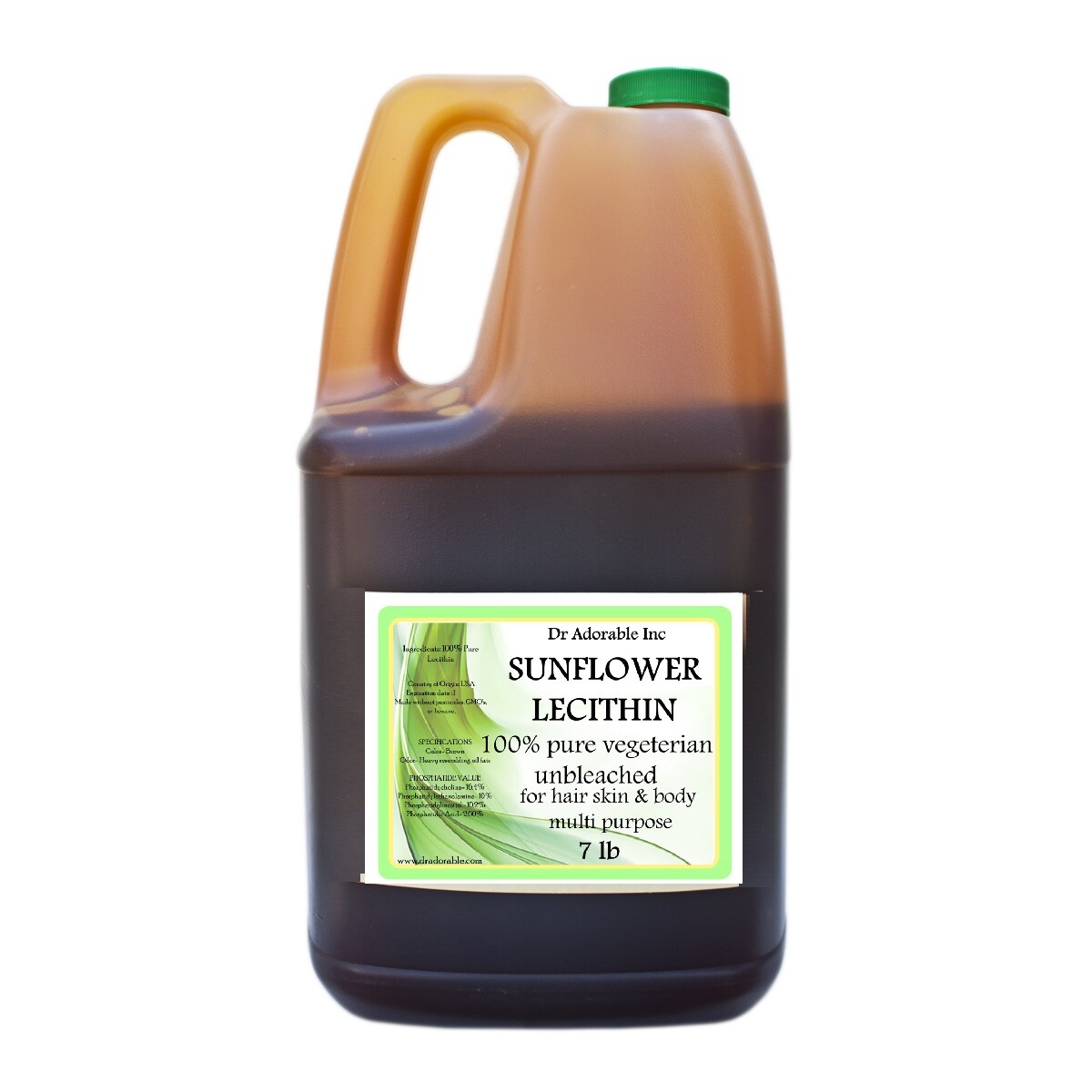 SUNFLOWER LECITHIN VEGETERIAN UNBLEACHED FLUID LIQUID