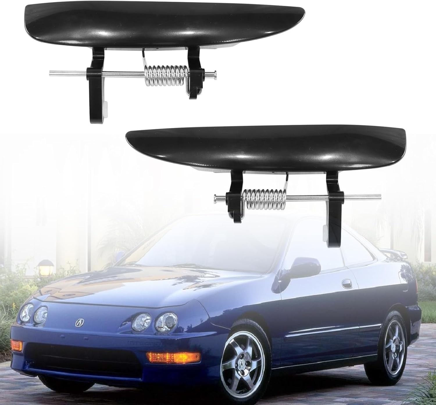 YHB Black Exterior Outside Door Handles fit for 1994-2001 Acura Integra Model