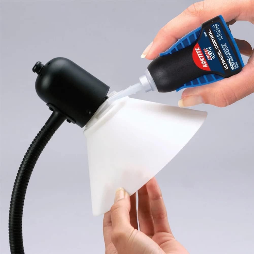 Loctite Super Glue Ultra Gel Control, Clear, 0.14 fl oz Bottle, 1 Pack –