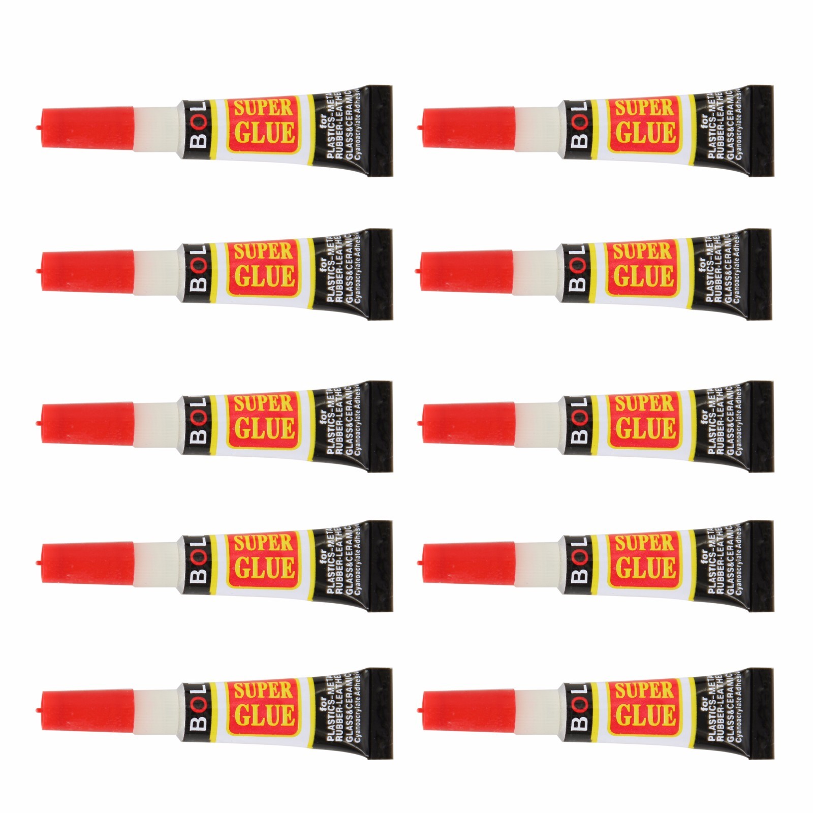 Lot of 2000x Individual Tube Cyanoacrylate Adhesive General Purpose Super Glue