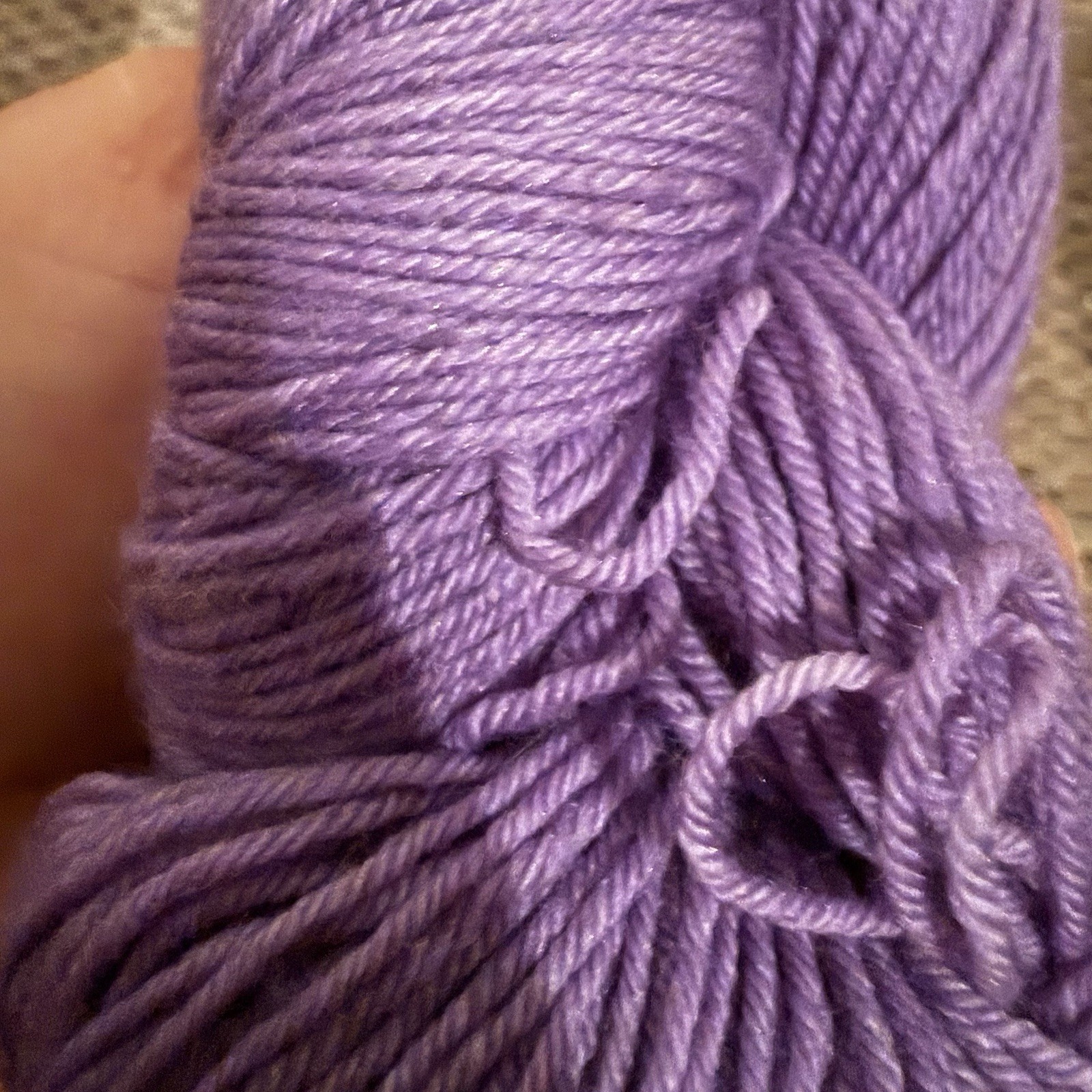 Litlg Yarn Fine Sock Hand Dyed Merino Nylon Purple Linen 460yds 100g