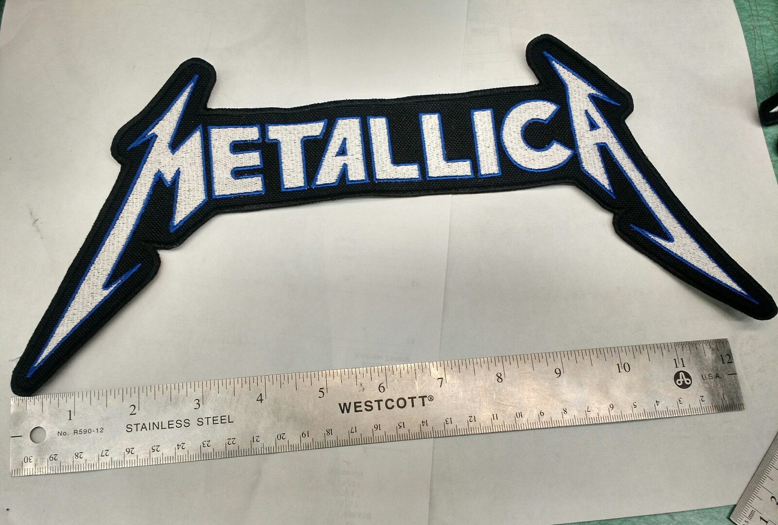 METALLICA logo BACK PATCH embroidered NEW Metallica thrash metal USA Seller
