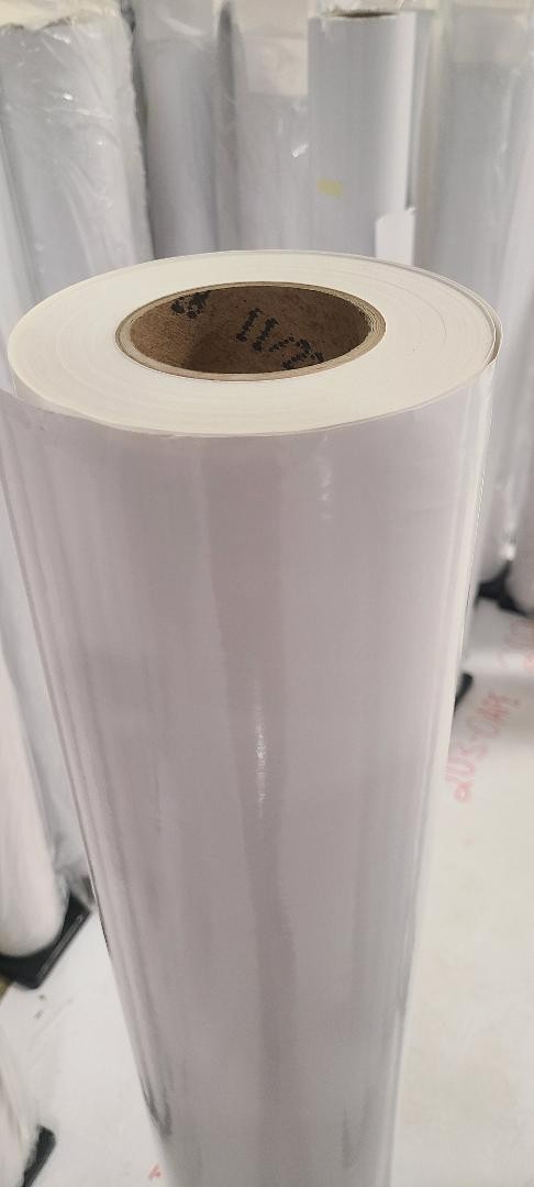 3.4 mil Gloss & Matte White Permanent Self-Adhesive Decal Vinyl Solvent & Latex