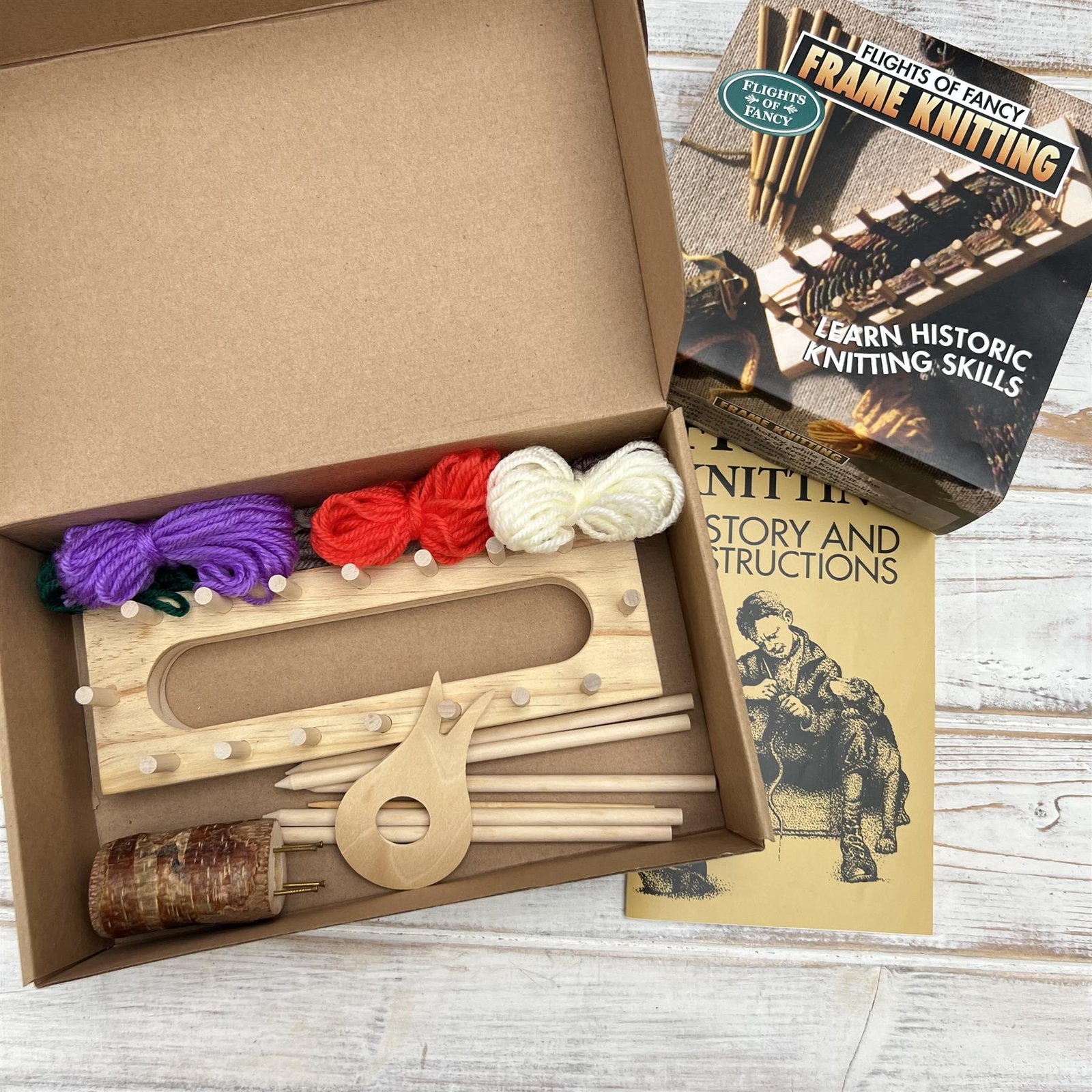 Frame Knitting Creative Kit | Learn Historic Skills