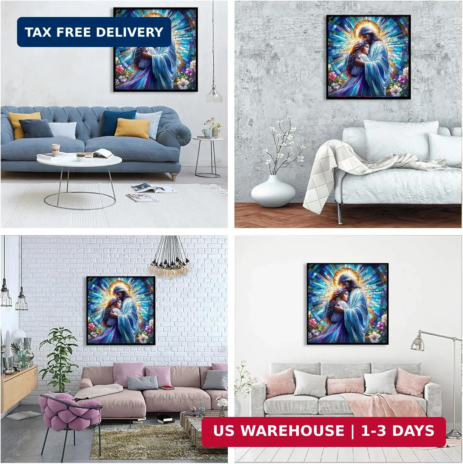 Diamond Art Kits for Adults Beginner, Jesus DIY Modern Diamond Painting Kits 5D