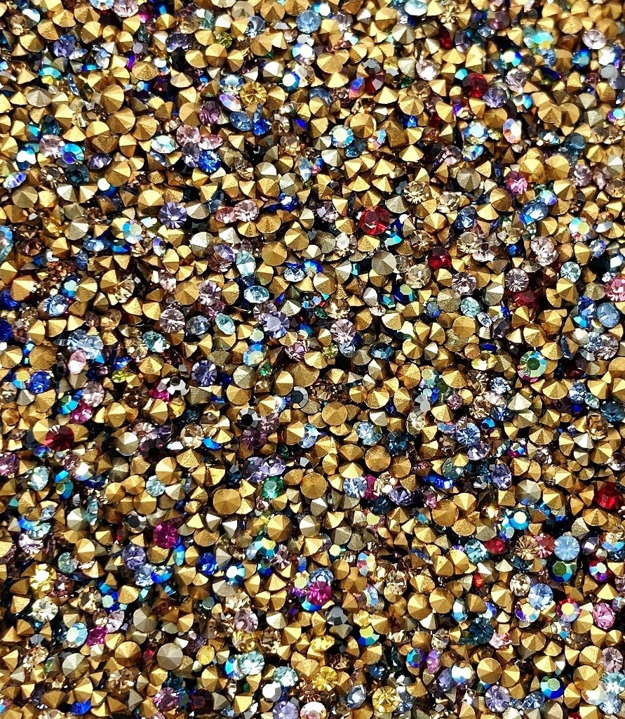 400 Vintage Preciosa Crystal 1mm. To 2mm. Tiny Rhinestones – Jewelry Repair J51