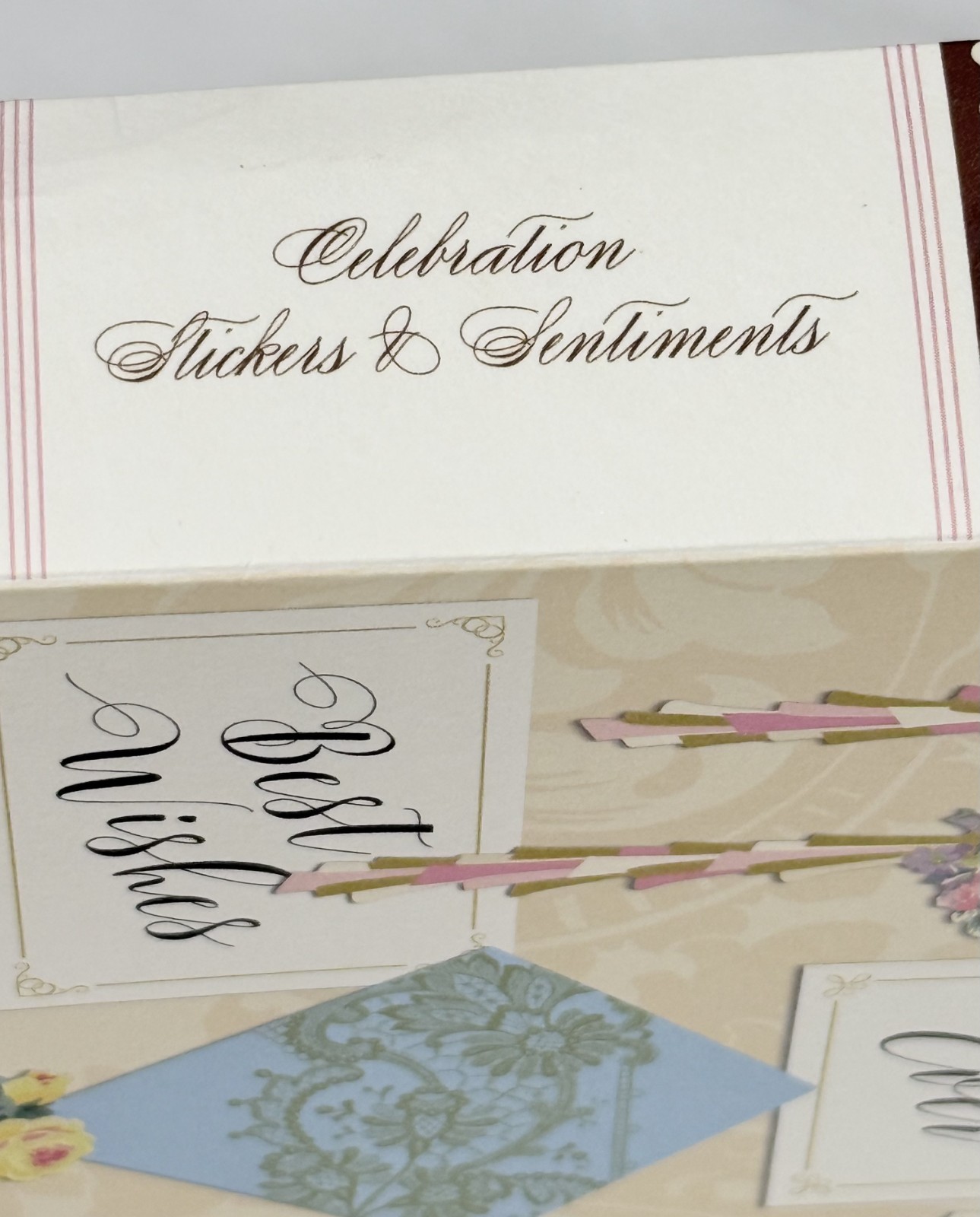 2023 Anna Griffin AG1097 “CELEBRATION STICKERS & SENTIMENTS” 100+ Pcs w/ Box