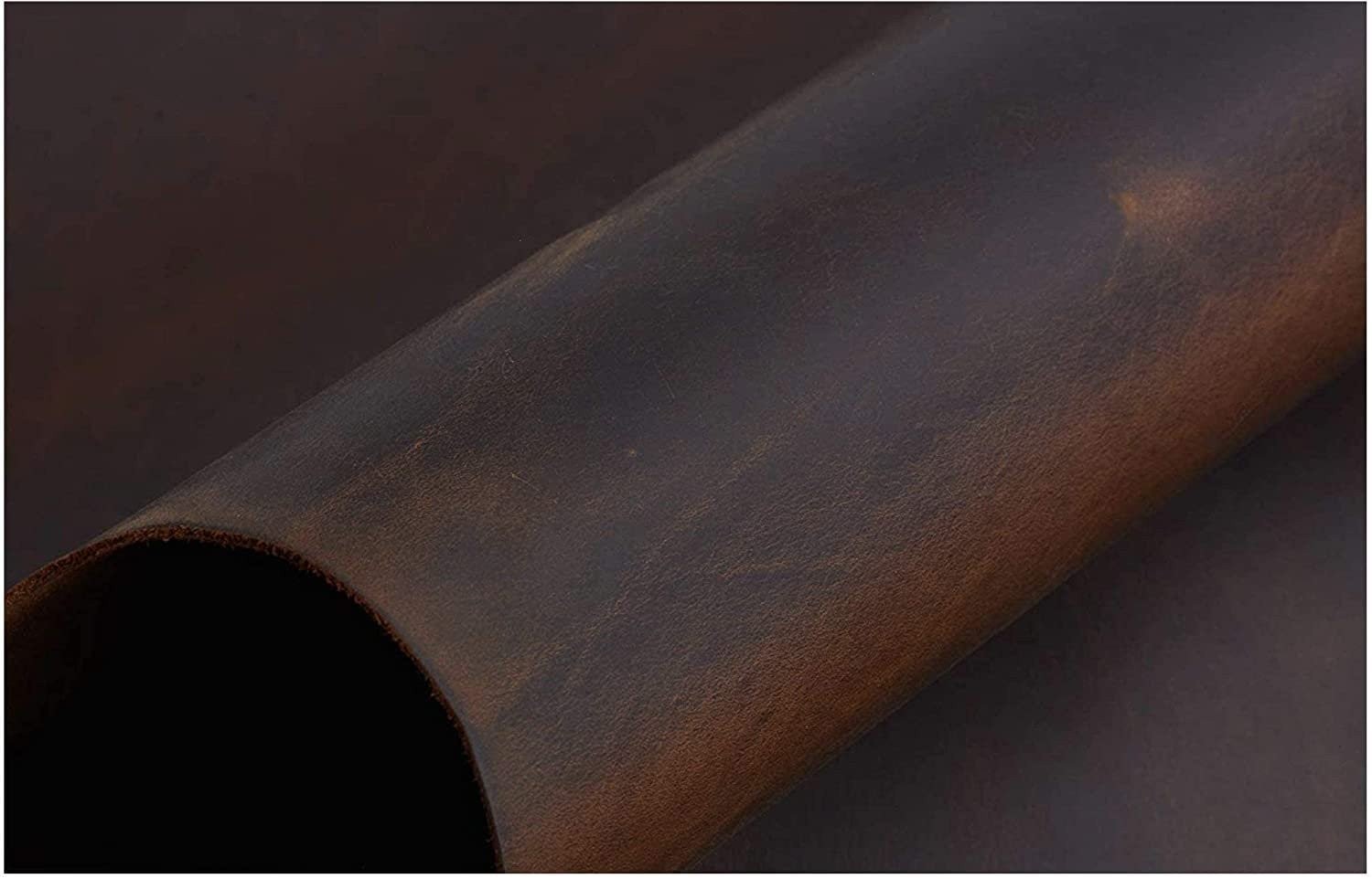 ELW 9-10 oz (3.6-4mm) Heavy Weight Oil Tanned Cowhide Full Grain Leather