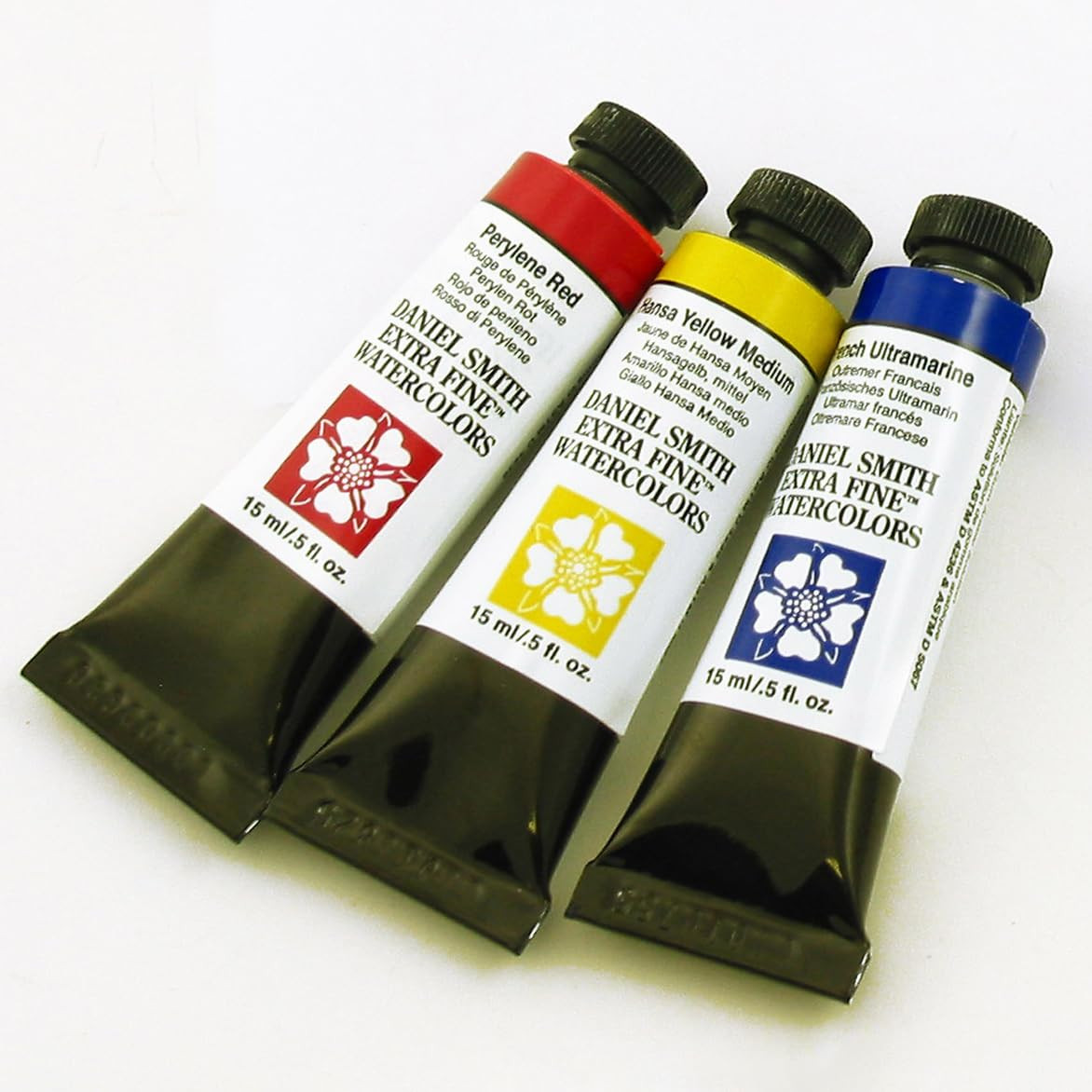 DANIEL SMITH 15ml Extra Fine Watercolor Primary Set 3 Bright Colors Pack of 1