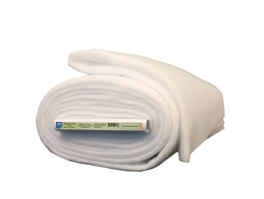 [HOT SALE] Pellon Polyester Quilting Batting, White 96″ x 9 Yards by the Bolt