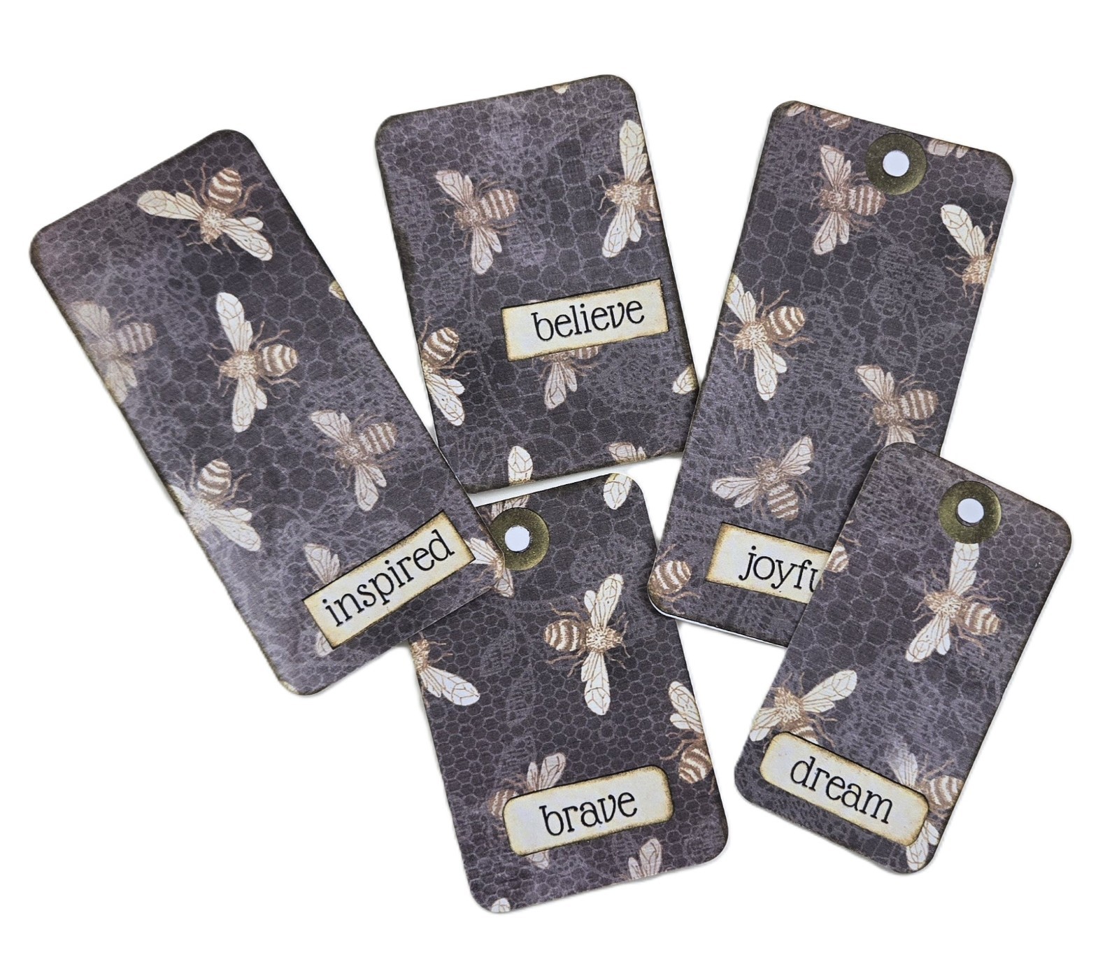 Bees and Butterflies Ephemera – Tags Cards – 451
