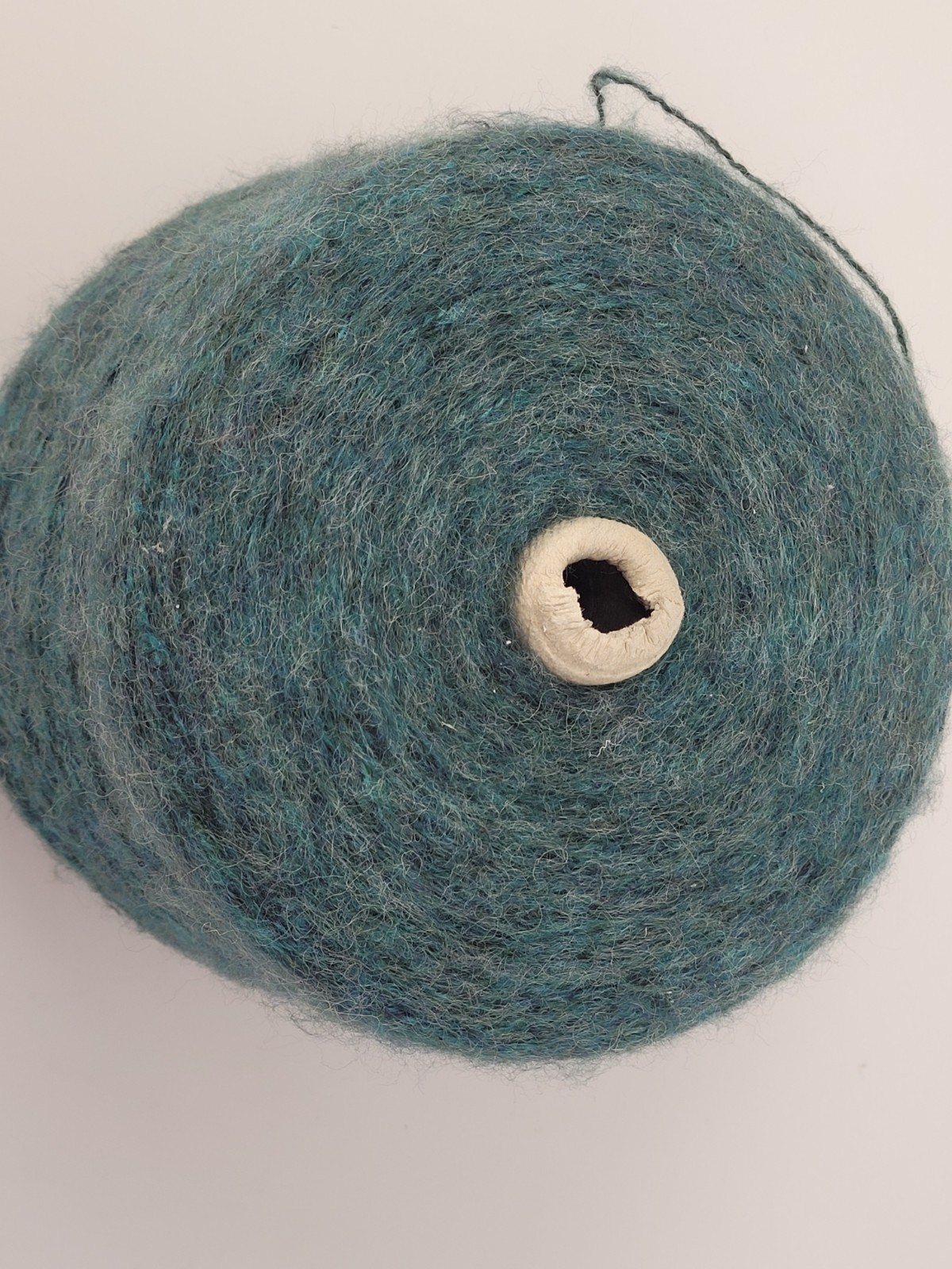 Vintage St. Andre Spinning Inc Mohair Wool large Cone Made In USA Roseau 3.5