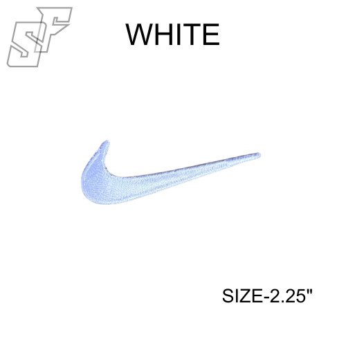 SWOOSH 2.5″ Embroidered Iron On Patch Multiple Variations For Patches Pack of 6
