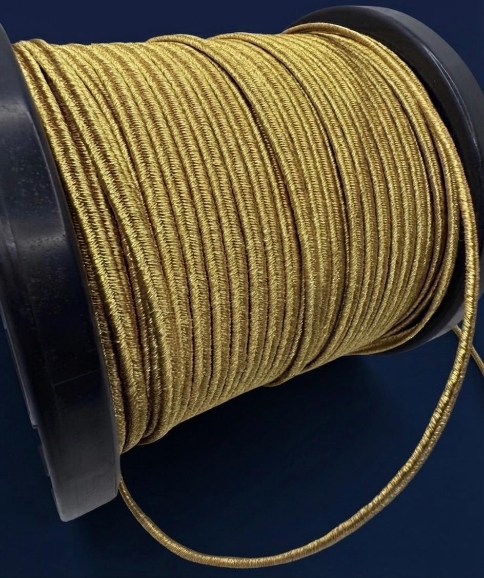 4mm Russia Braid Soutache Cord 100 Meters Gold Sewing Trim Craft Decor