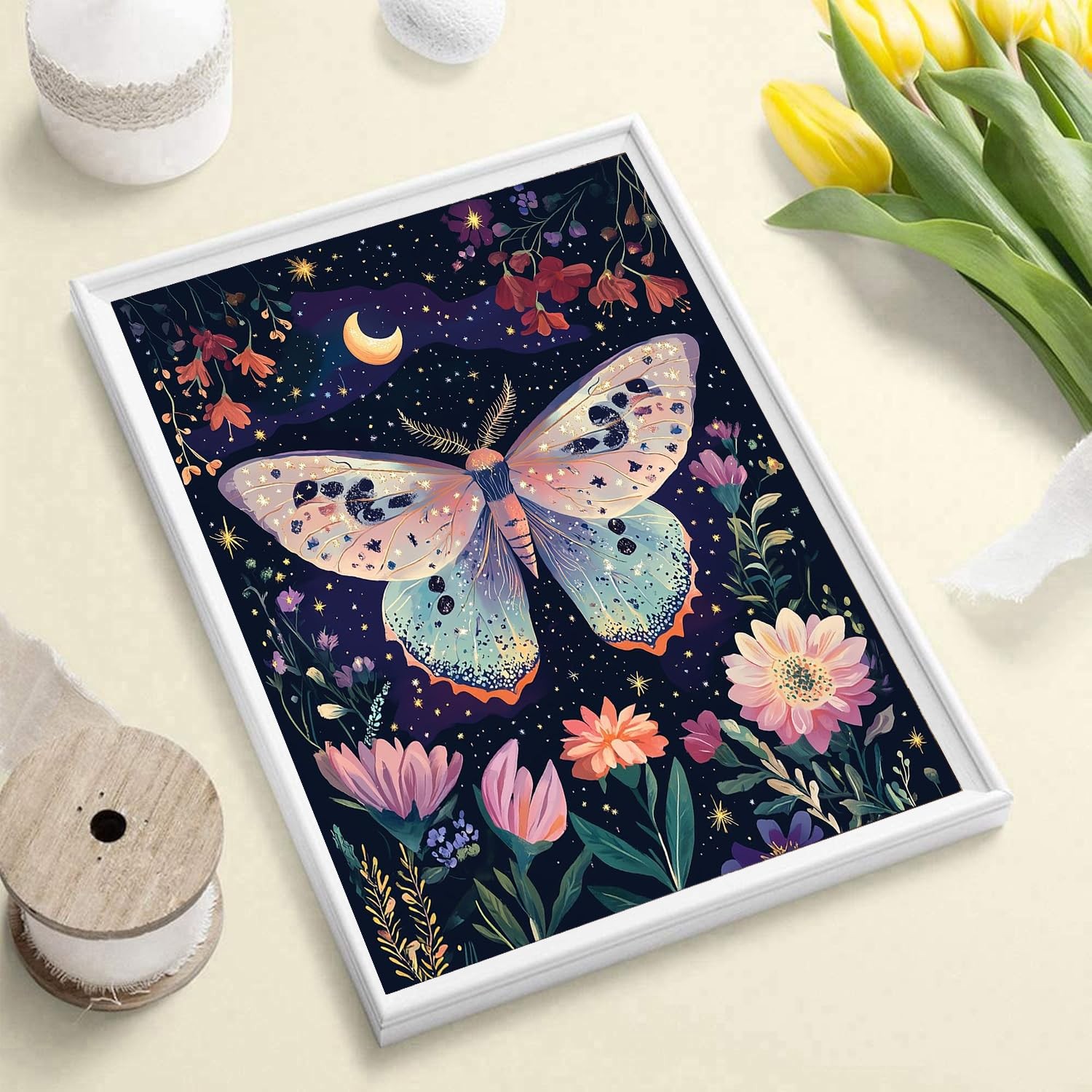 Diamond Art Kits for Adults, Butterfly Diamond Painting Kits for Adults, Diamond