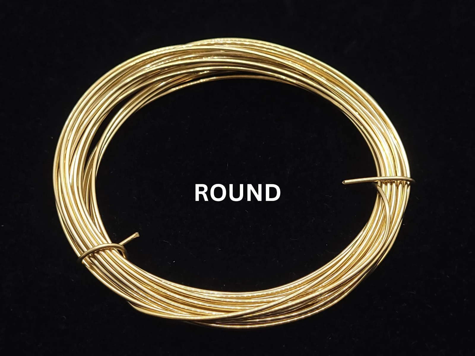 14K Gold Filled Wire Round, Soft or Half Hard, 16, 18, 20, or 22 Gauge