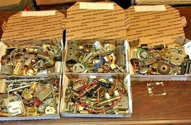 1 Pound lot Steampunk Parts for Artists-Bulk Priced #NJ27