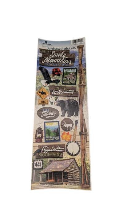 Themed Scrapbook Stickers Sheet Lot City Vacation Outdoor Travel Paper Cardstock