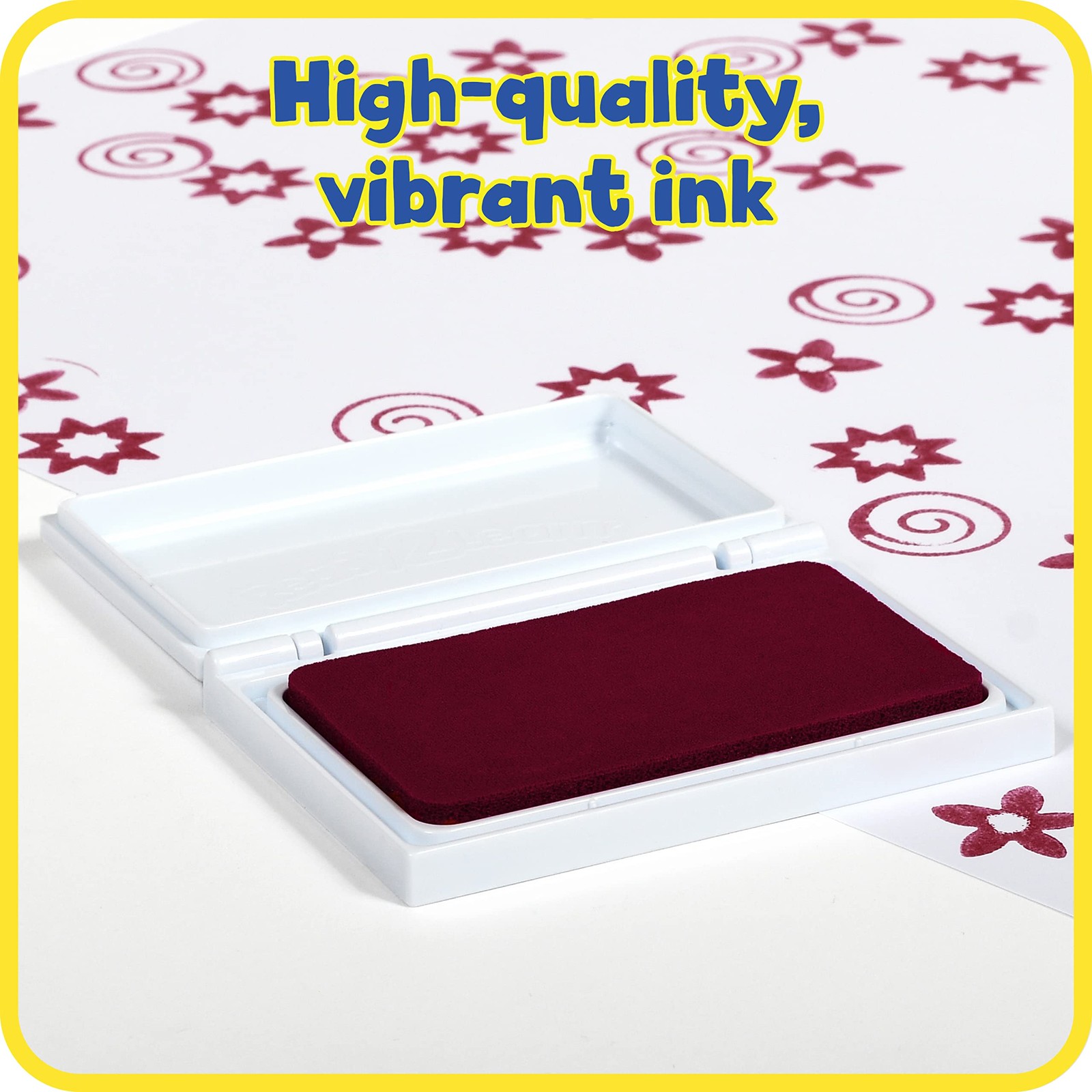 Ready 2 Learn Scented Stamp Pad – Cherry – Red – Non-Toxic – Fade