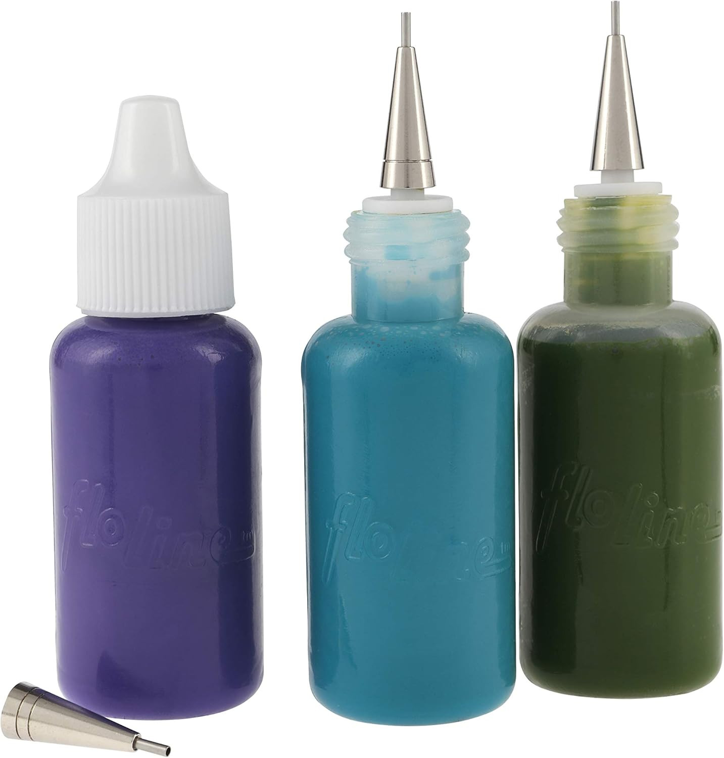 Precision Tip Applicator Bottle – Flo Line Squeeze Bottle with Stainless Steel T