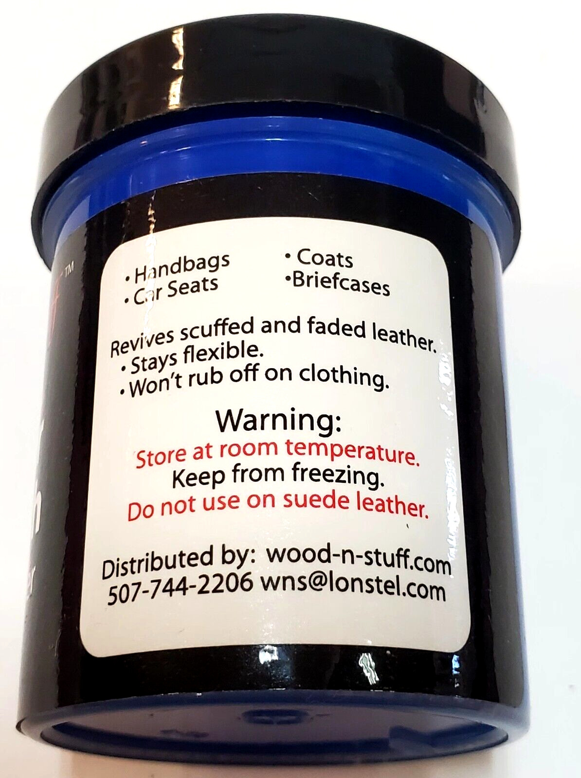 Leather Refinish Sofa Handbag Shoe Color Dye 4.oz – Blue – Leather Dye Restore