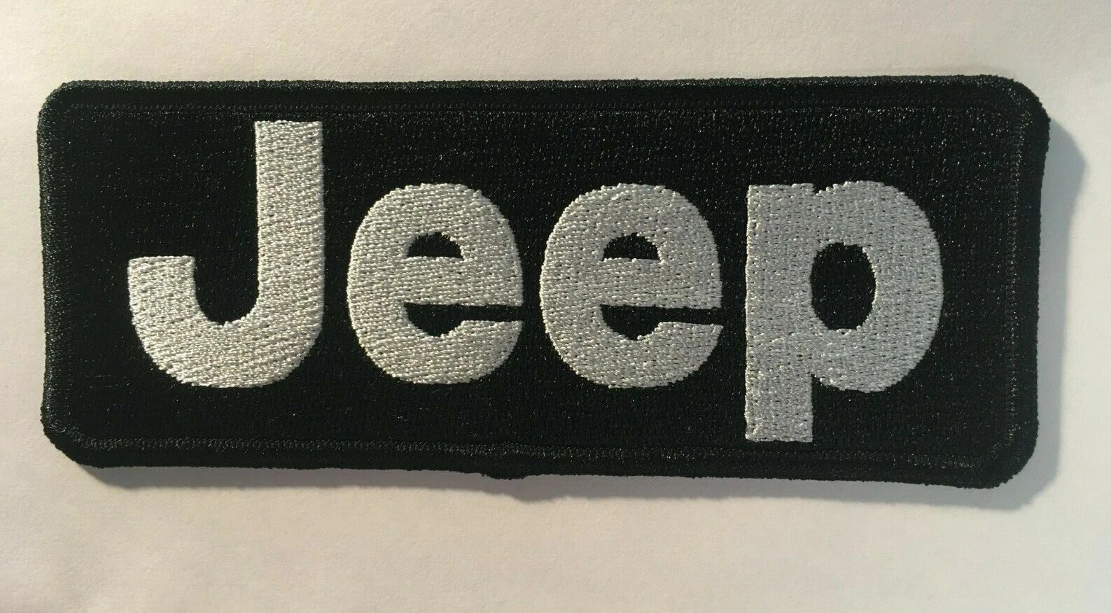 Jeep patch iron on or sew on embroidered badge 2×5″