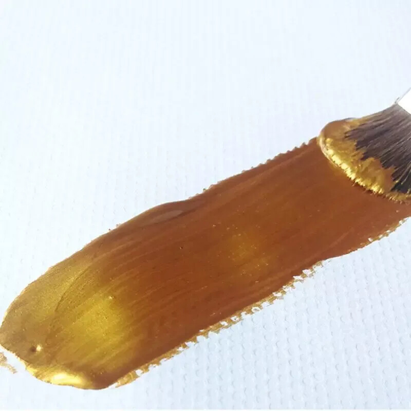 100ml Waterproof Acrylic Paint Gold Metallic Pigment Color for Textile Gypsum