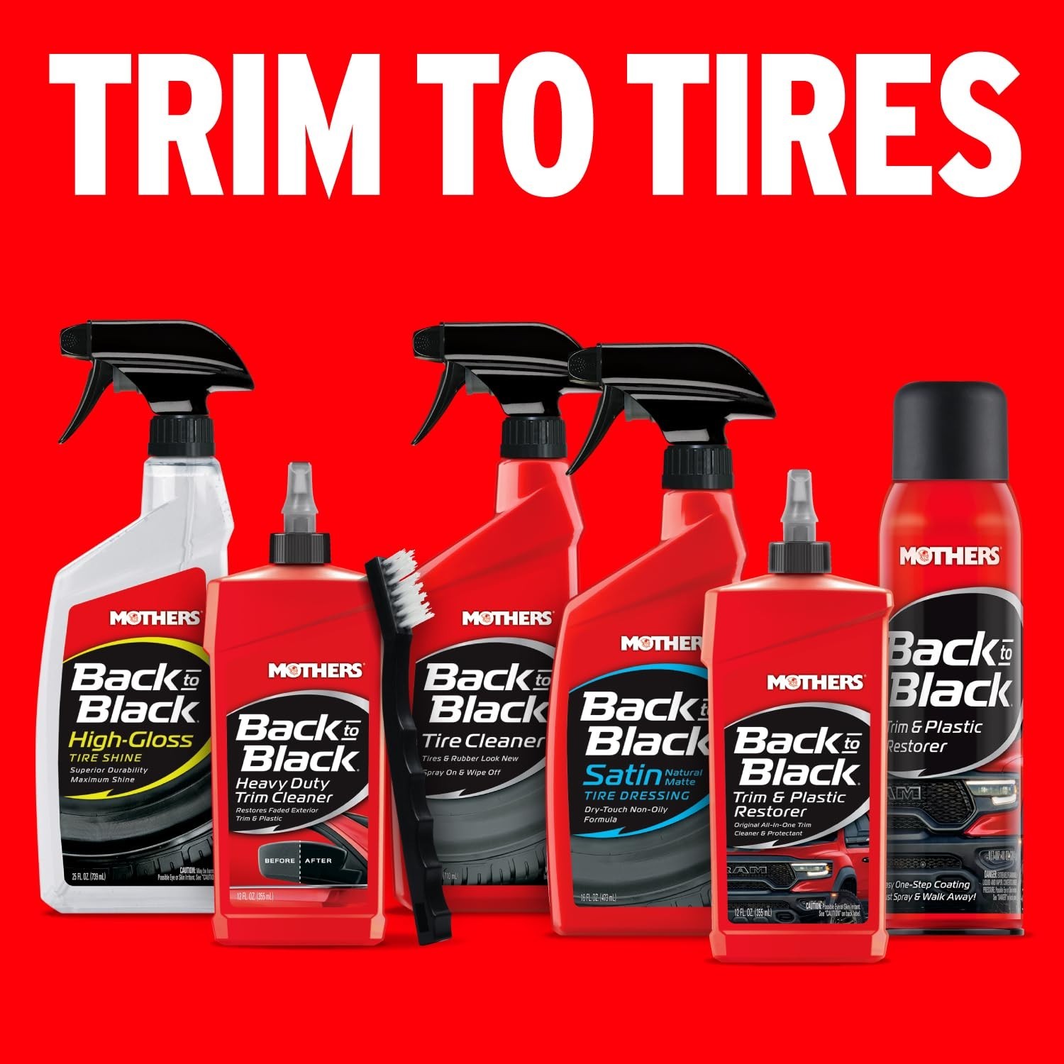 Trim Plastic Restorer 12 oz. Restores Faded Color Protects from UV Dirt