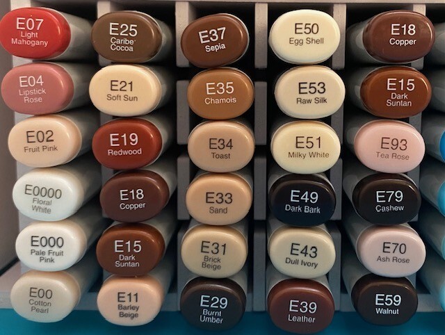 COPIC Sketch Dual Tip Markers ~NEW~ “E” Series Colors ~ tested before shipping
