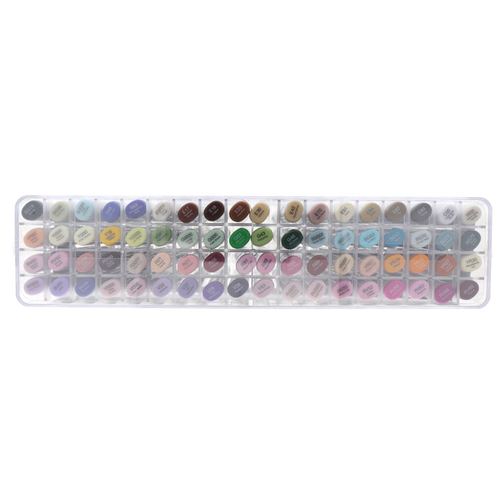 Copic Sketch Marker 72 Color Set Premium Artist Markers A, B, C, D, E Type