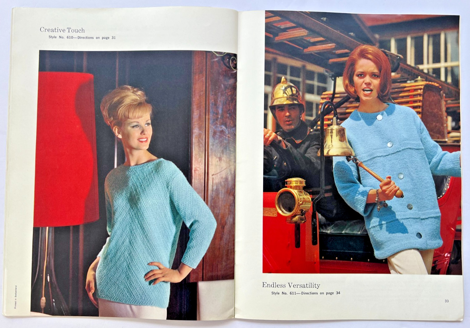 1963 Spinnerin Yarn Instructional Vintage Magazine #165