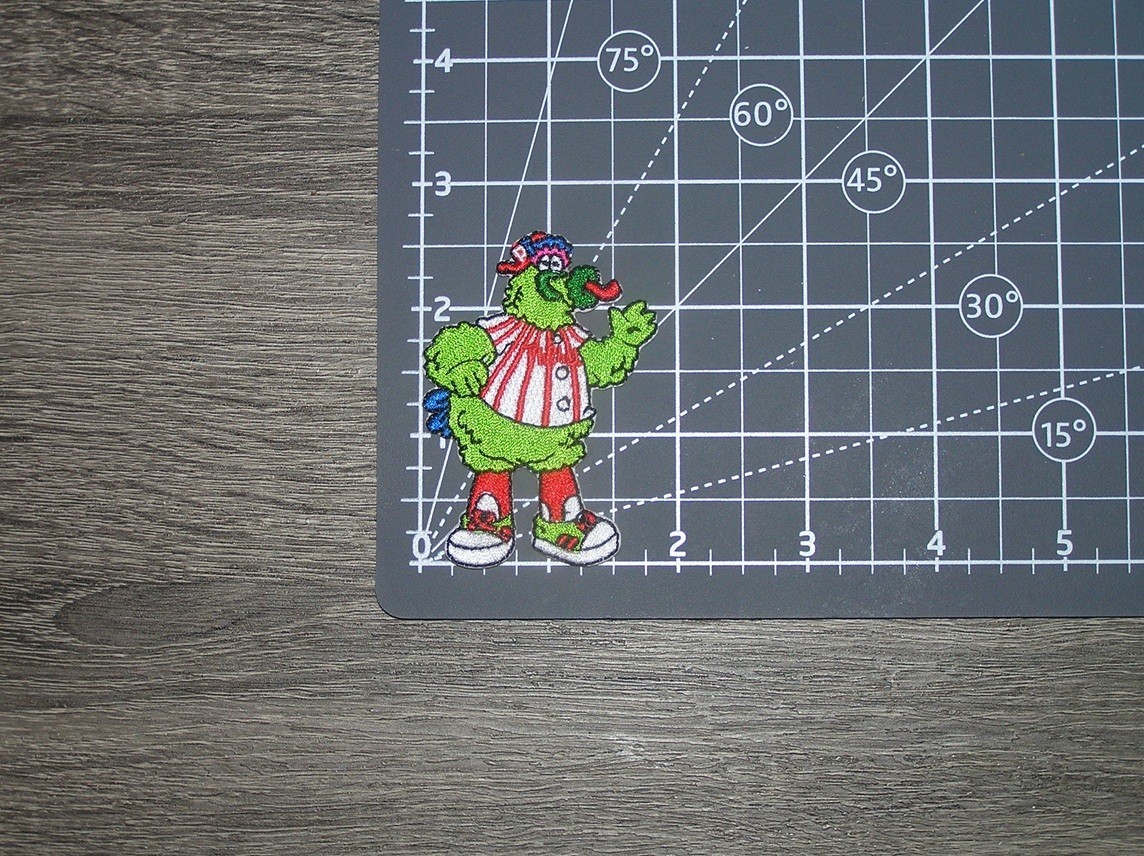 Philadelphia Phillies Phanatic Mascot Embroidered Iron On Patch 1.75″ x 2.5″
