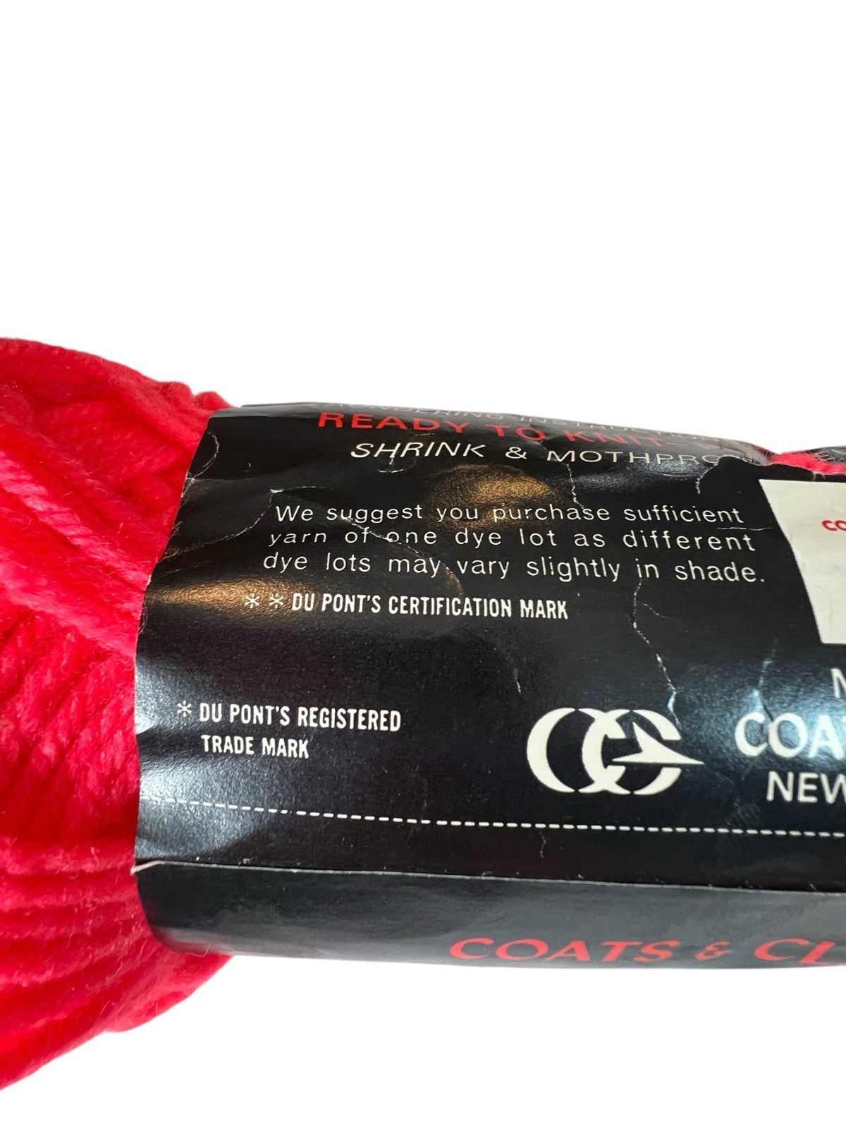Vintage Red Heart Wintuk Orlon Acrylic Yarn – 1 Skein Color Melon #900