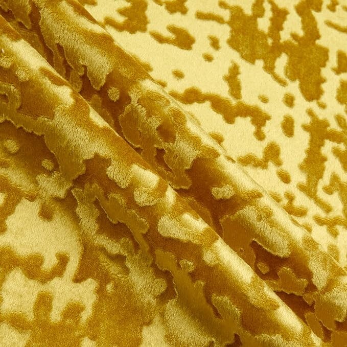 Abstract Crushed Velvet Fabric, 118 Inch. in Width, Ideal for Upholstery Etc.
