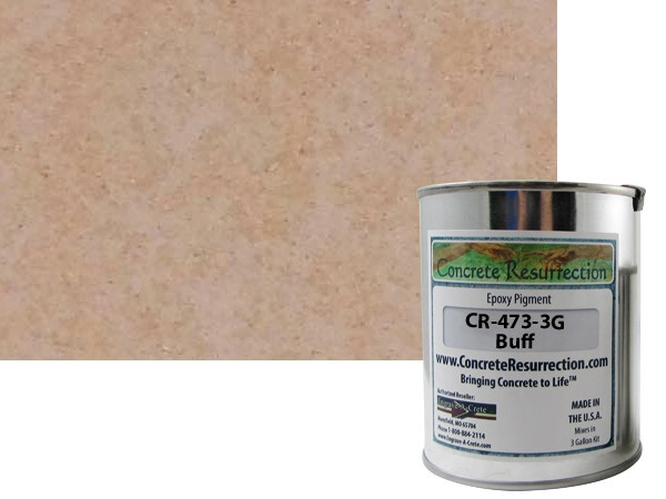 Solid Color Epoxy Pigment – Buff for 3 Gallon Epoxy Kit