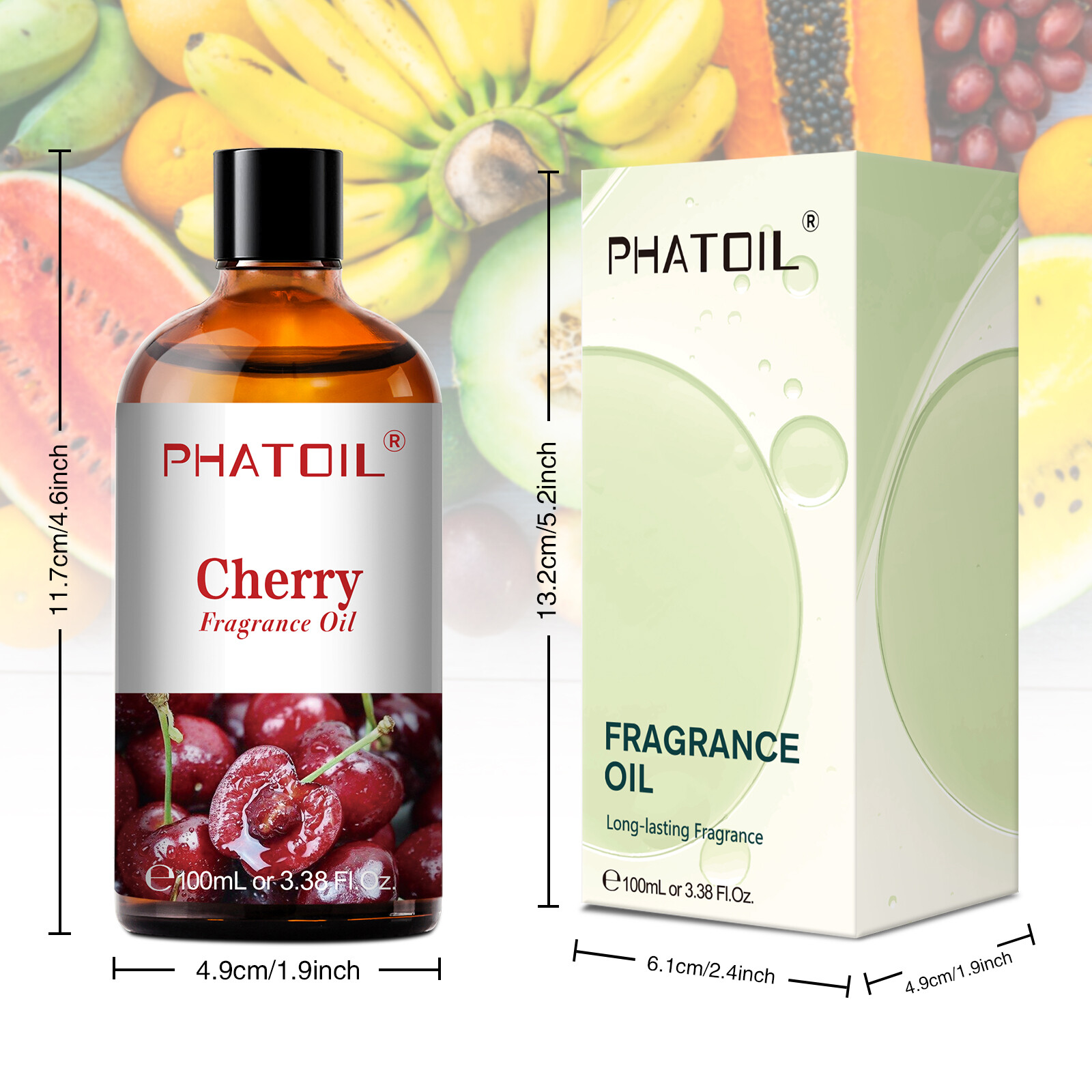 Cherry Fragrance Oils for Aromatherapy, Essential Oils for DIY Candle,Diffuser